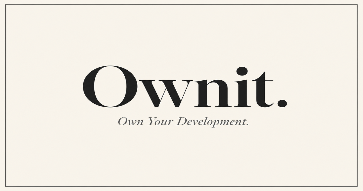 Ownit Copy Personal Development Plan Builder, Free | Ownit